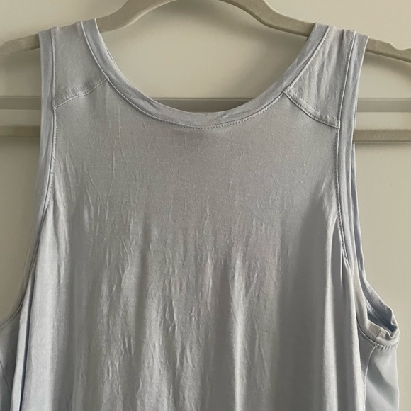 LOFT Split Back Blue Tank - Picture 3 of 8